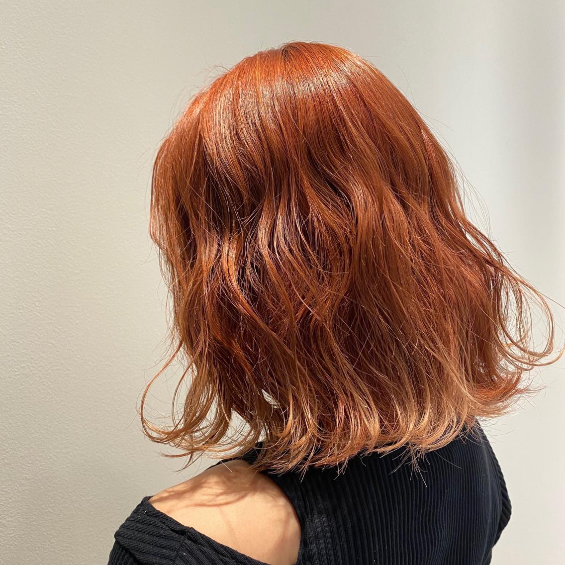 ミディアム カラー Rubik's 梅田茶屋町/叶莉のヘアスタイル