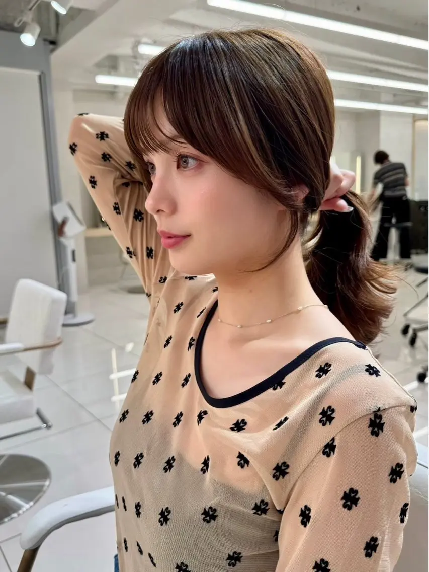 【ミニモ学割U24限定韓国風顔まわりストレート】学校でも可愛くキマる💫前髪カット+前髪縮毛矯正 100分 #学割の写真