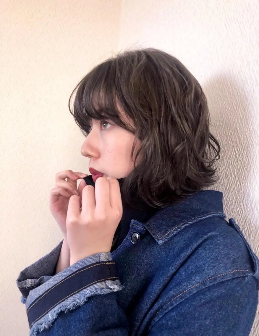 ショート カット パーマ トリートメント トリコヘアサロン 新井千智のヘアスタイル