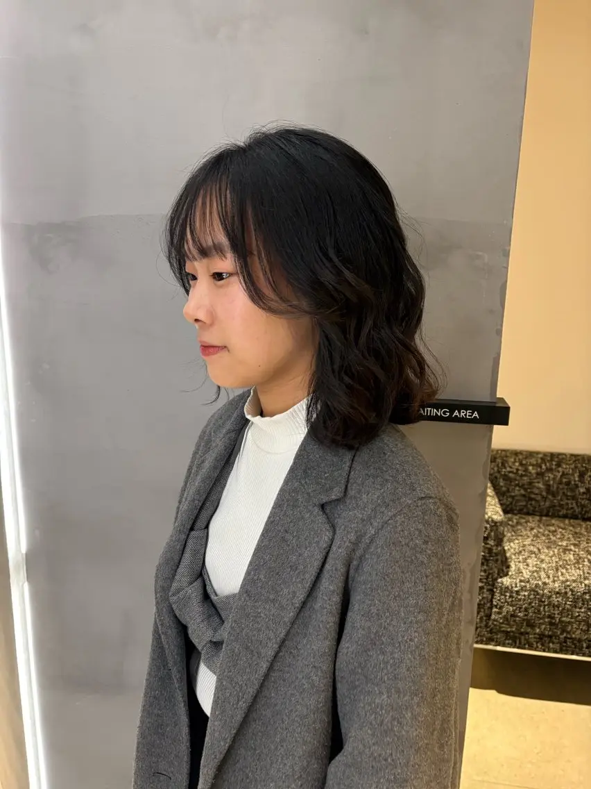 ミディアム ボブ カット ERII /伏見 カットモデル募集中！のヘアスタイル
