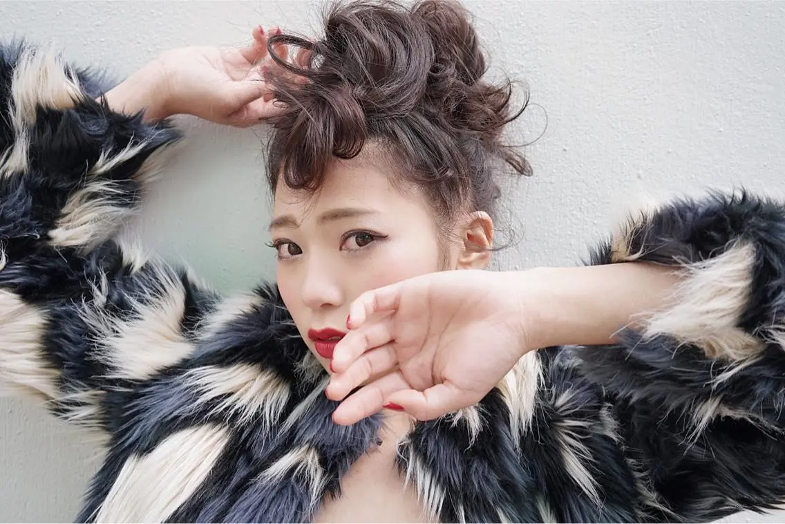 ロング カラー ヘアアレンジ 花井 啓好のヘアスタイル