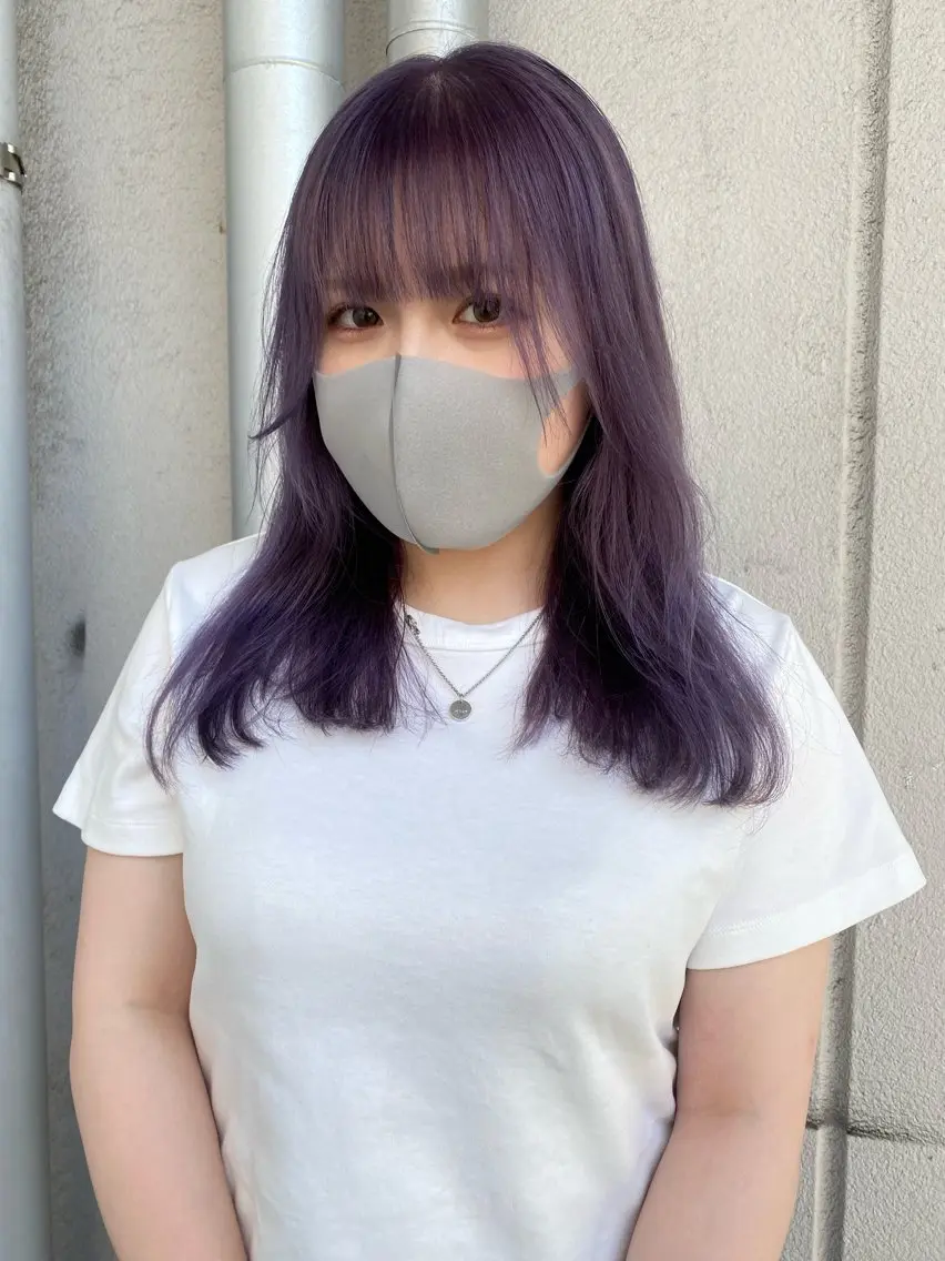 セミロング カラー ichika/福岡 /透明感カラー🤎のヘアスタイル