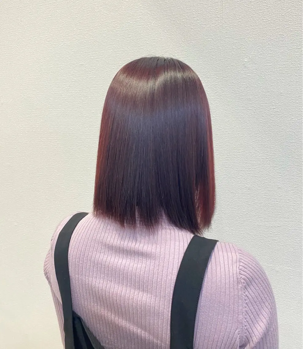 ミディアム 髪質改善 トリートメント 長谷部 里美のヘアスタイル