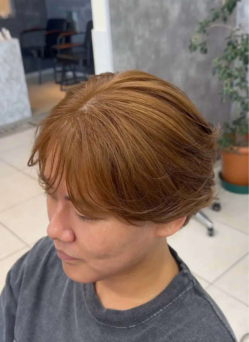 カラー メンズ 透明感カラー ヘアカラー トリートメント 💎透明感カラー💎 🌟佐藤壮也🌟のヘアスタイル