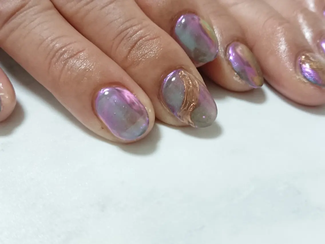 おまかせニュアンスネイル¥5800の写真