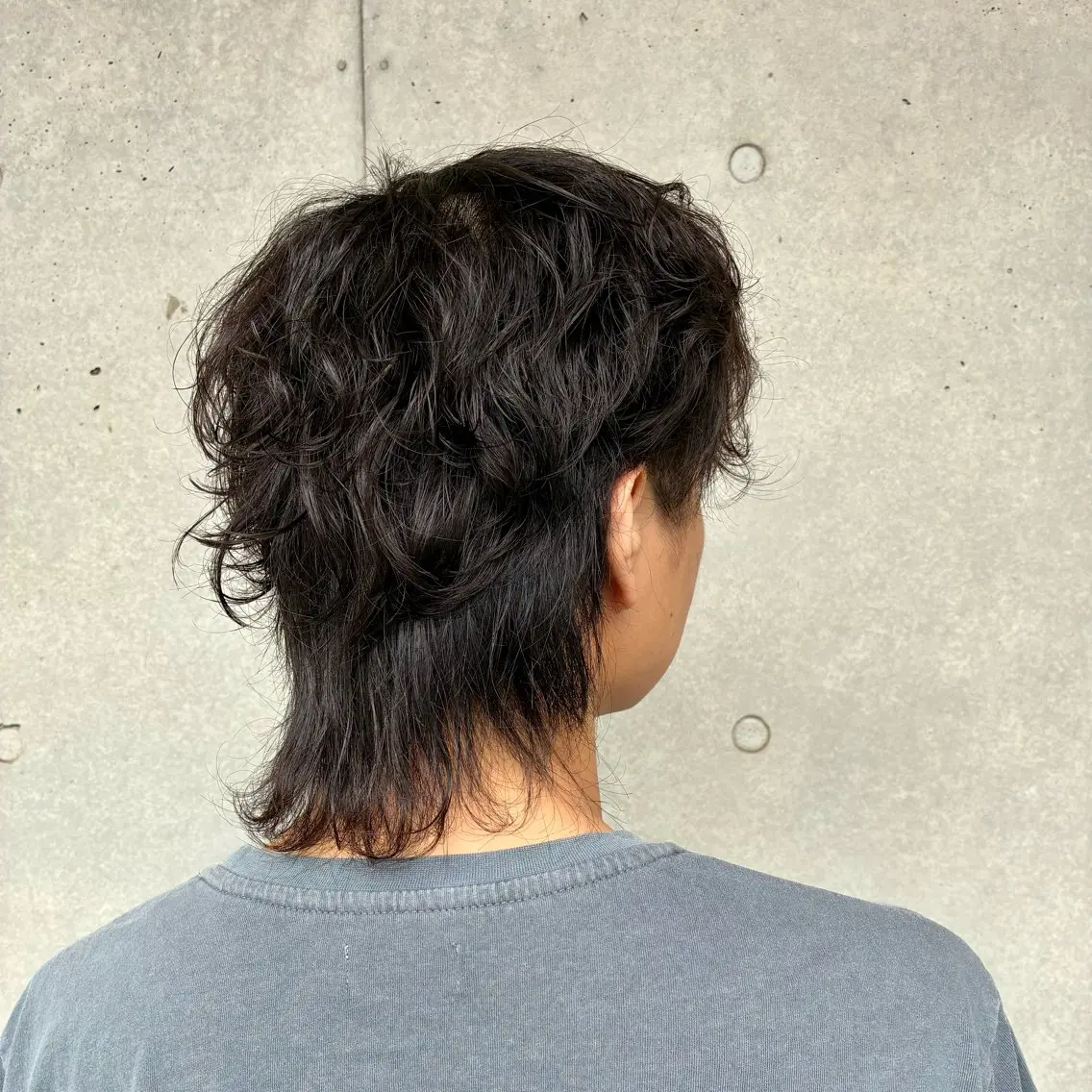 パーマ メンズ メンズパーマ メンズウルフカット ウルフカット カット パーマ 遠藤姫花 𝒂𝒔𝒉草加𓂃のヘアスタイル
