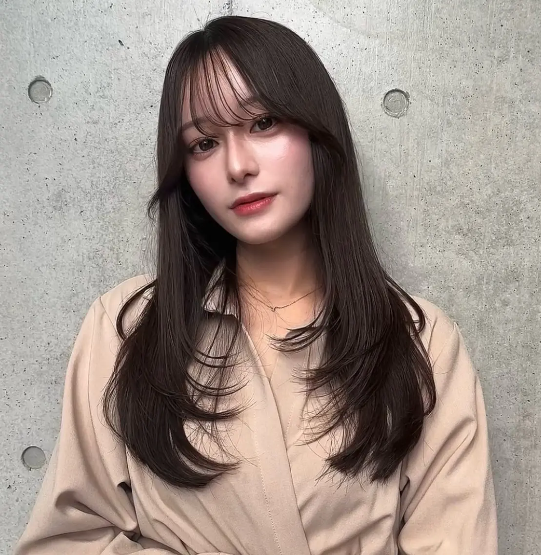 ロング カラー カット ヘアカラー トリートメント 🌫️大人韓国ヘア 🌫️naoyaのヘアスタイル
