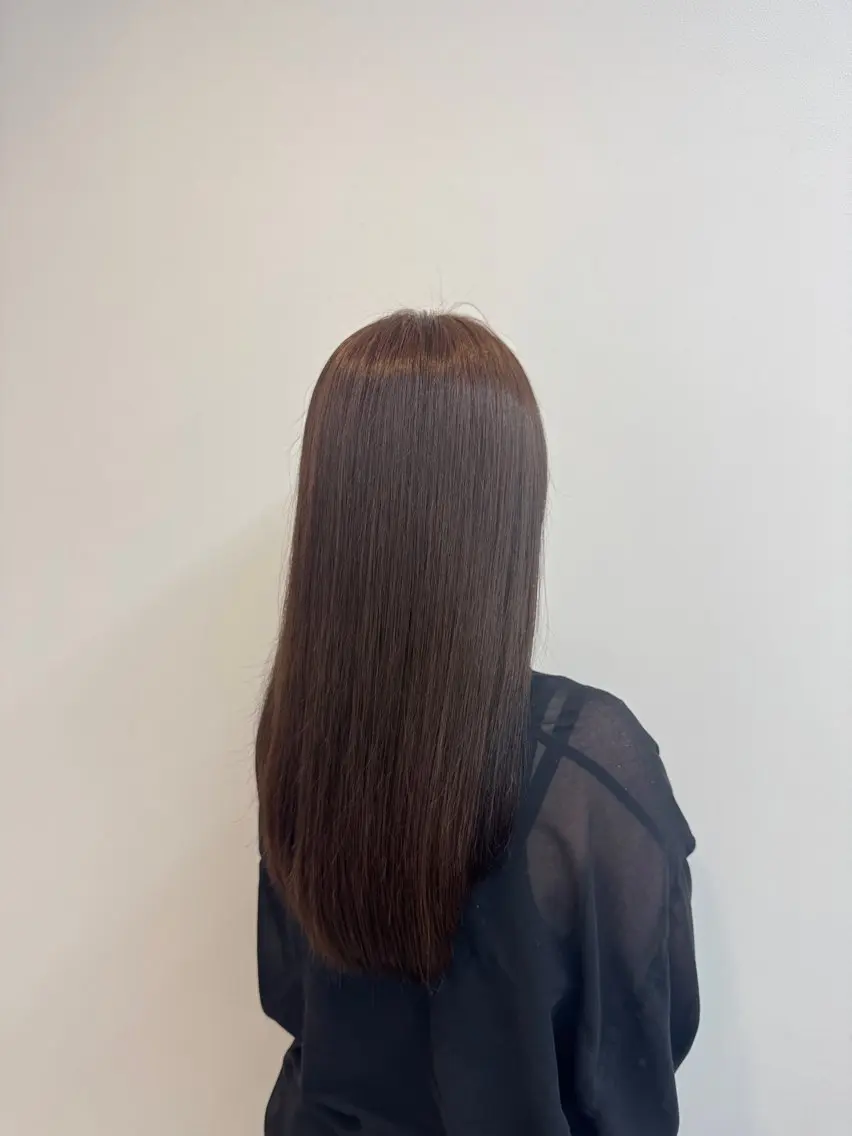 カラー ヘアカラー 藤野 菜々美のヘアスタイル