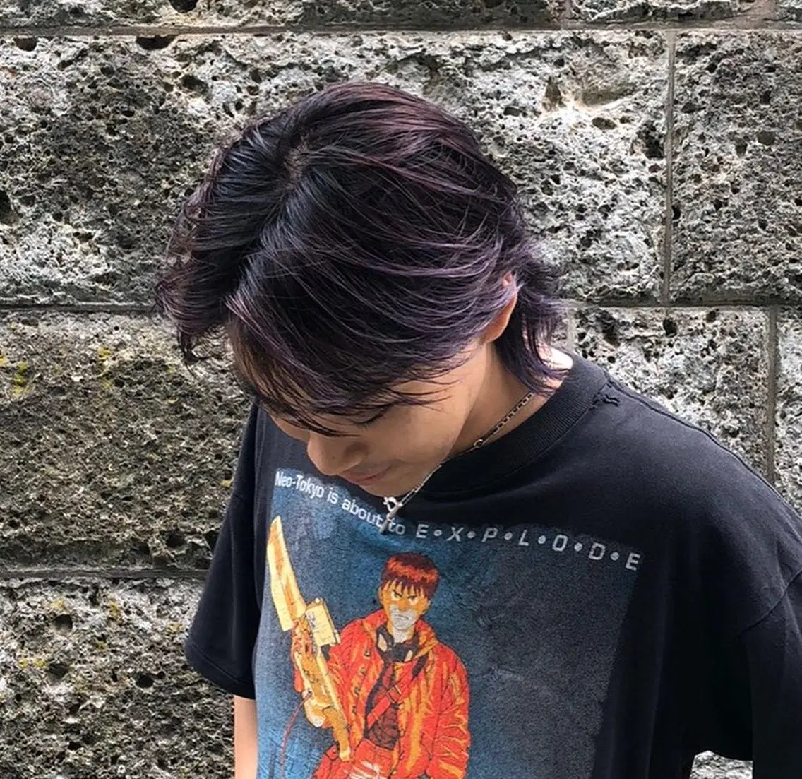 ショート カラー メンズ ヘアカラー 吉田一輝 外国人パーマのヘアスタイル