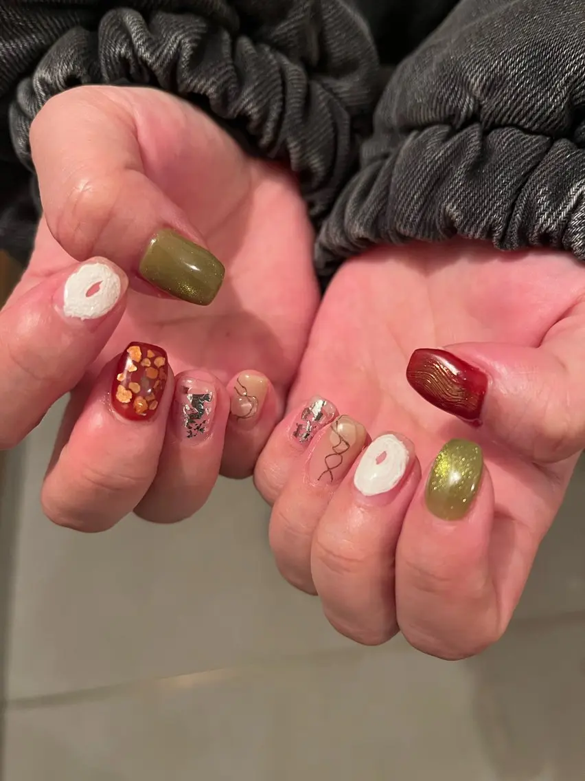 ネイル アートネイル ニュアンスネイル K Aのネイルデザイン
