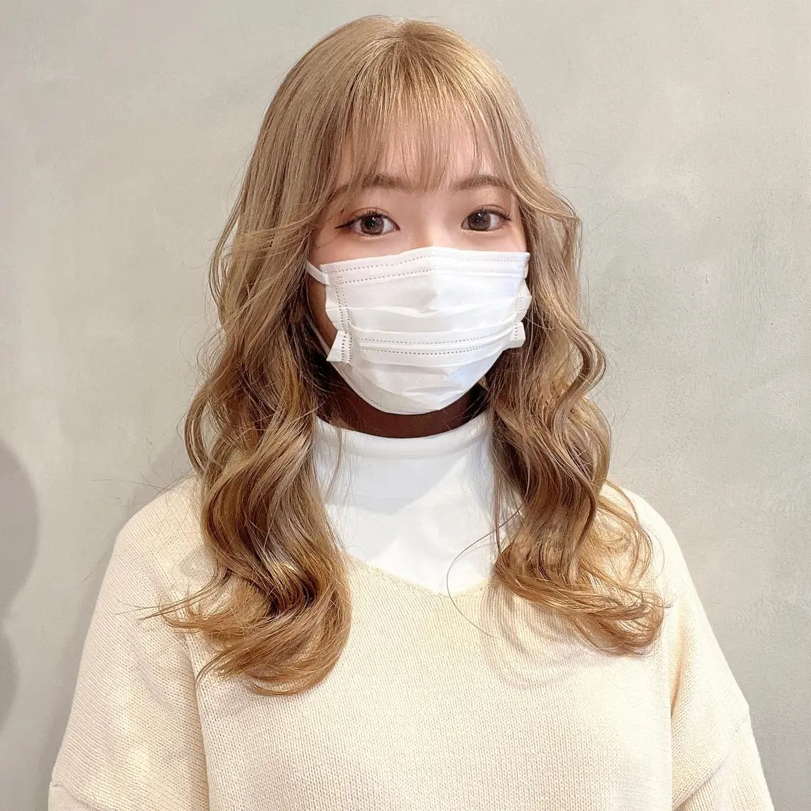 ロング カラー ヘアカラー トリートメント 髪質改善⌇﻿透明感 カラー⌇﻿川上葵のヘアスタイル