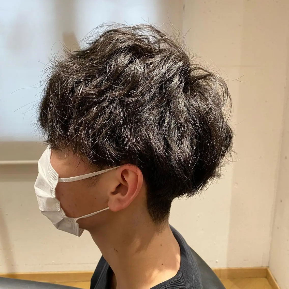 パーマ メンズ 丸田 幹太のヘアスタイル
