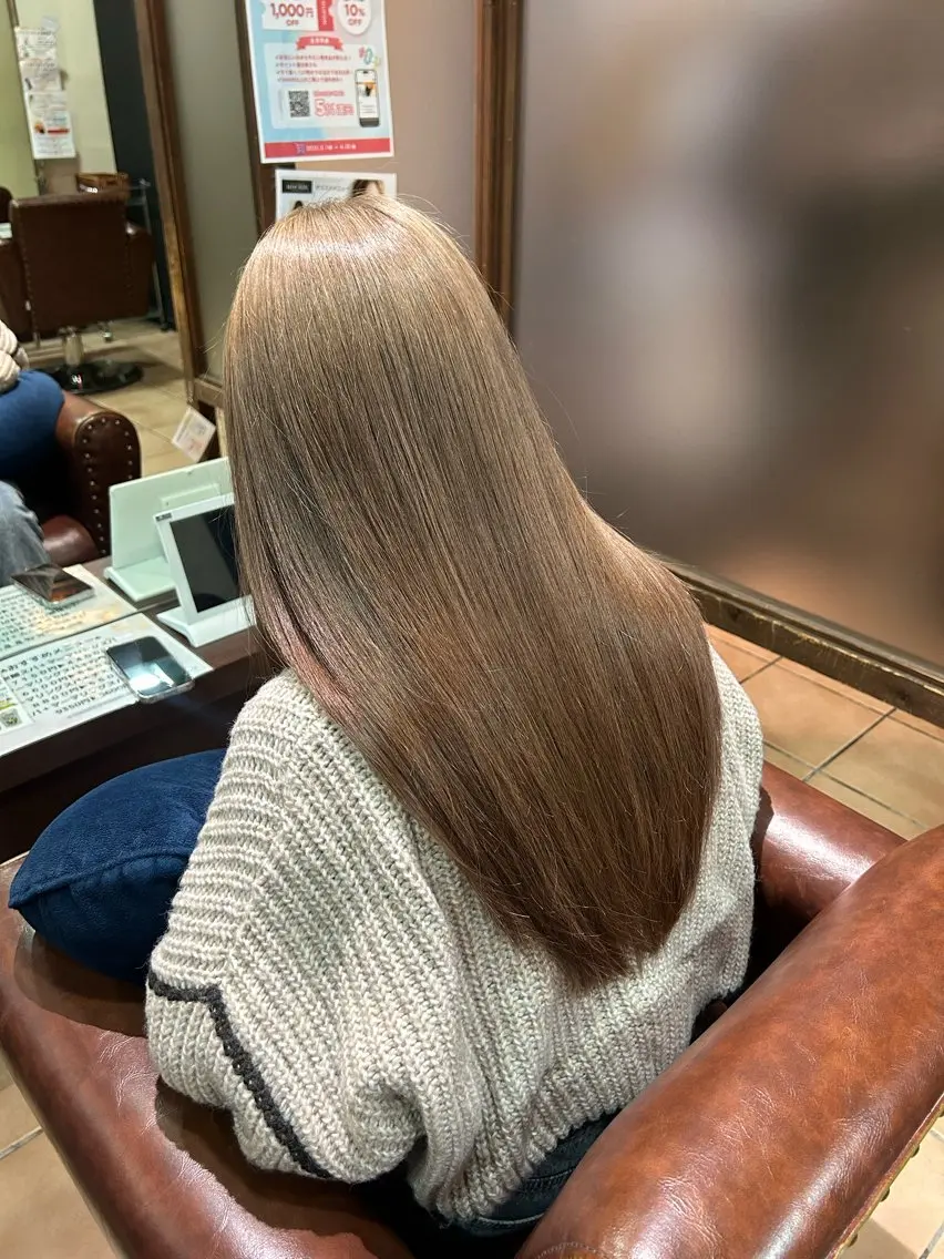 カラー フウカ カット&パーマ募集のヘアスタイル