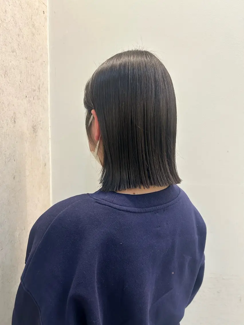 ミディアム カット トリートメント 🍀似合わせ透明感 カラーアヤナ🍀のヘアスタイル