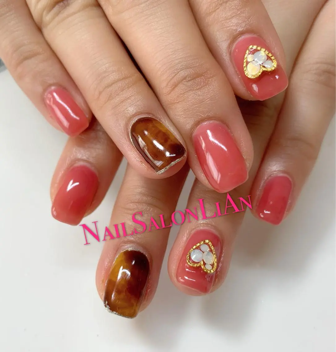 ネイル 持ち込み ハンドネイル NailSalon LiAnのネイルデザイン