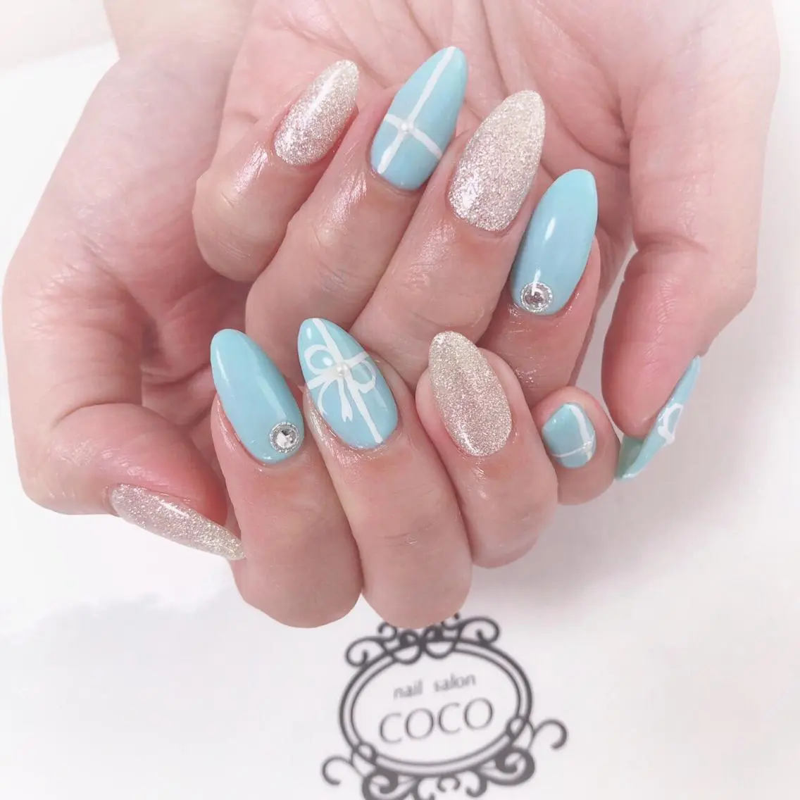 ロング カラー パーマ ヘアアレンジ メンズ ネイル マツエク・マツパ nail Berunaのネイルデザイン