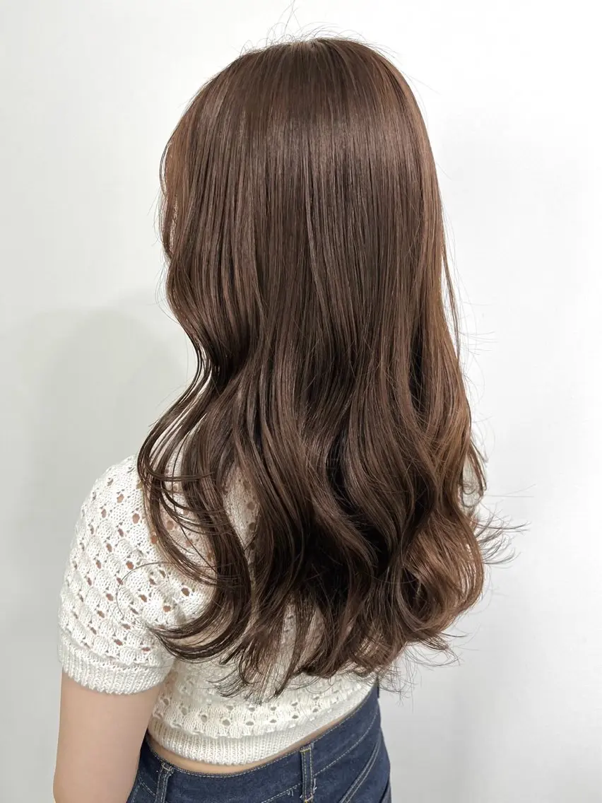 ロング カラー ヘアカラー トリートメント まほ/ カラーモデル募集中のヘアスタイル