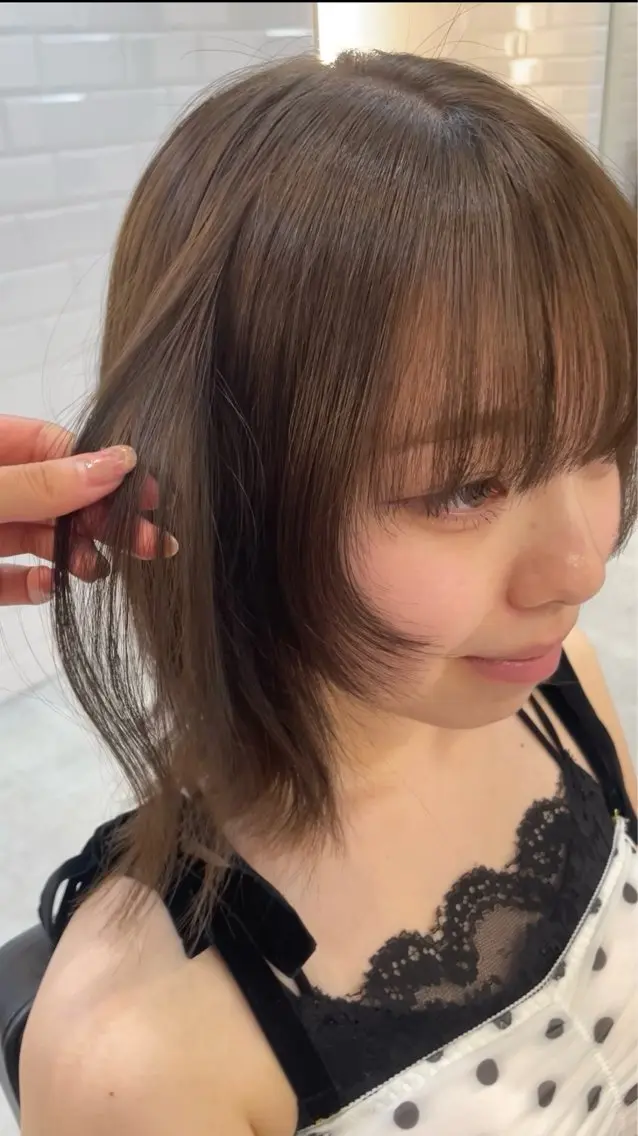 カラー ベージュカラー オリーブベージュ Capture 🎀 Ayakaのヘアスタイル