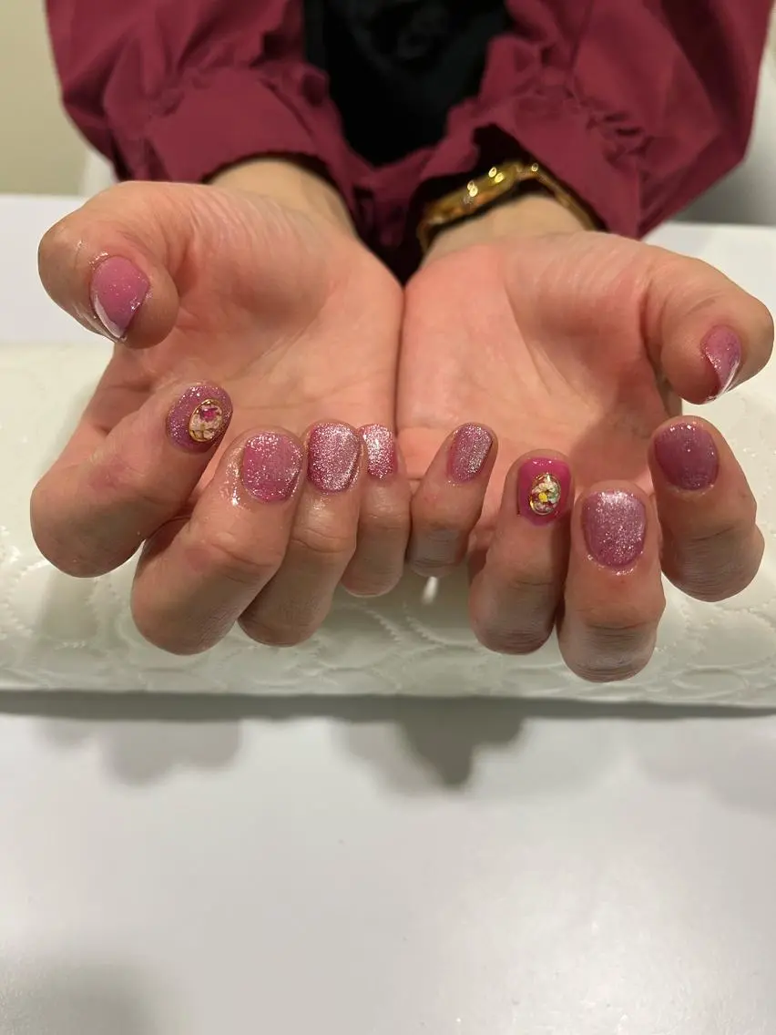 定額ネイル 甘皮処理付き！オフなしの写真