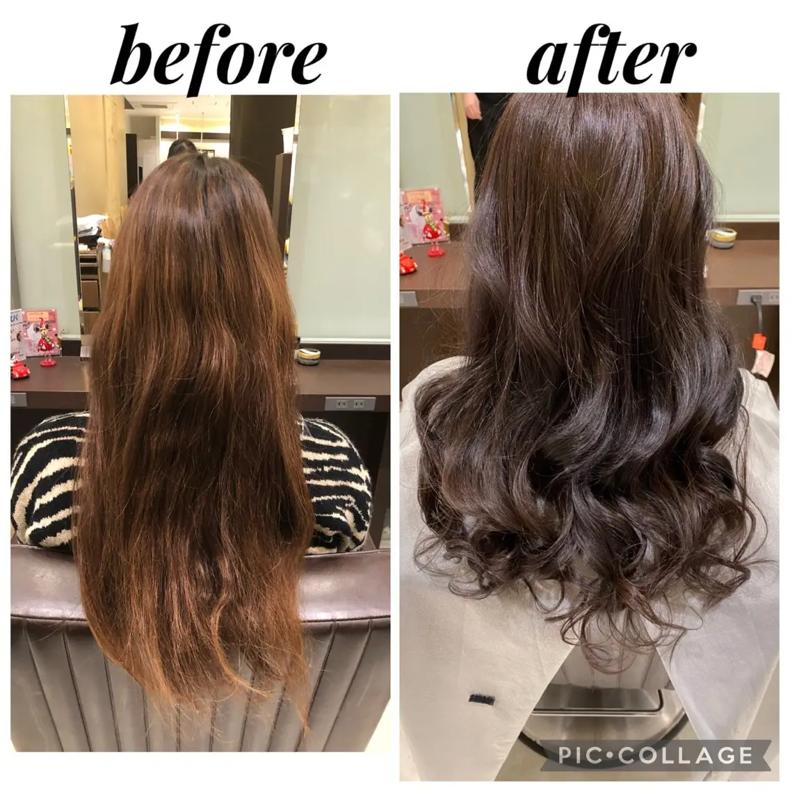 ロング カラー ブラウンカラー ナチュラルブラウン 小野 咲雪のヘアスタイル