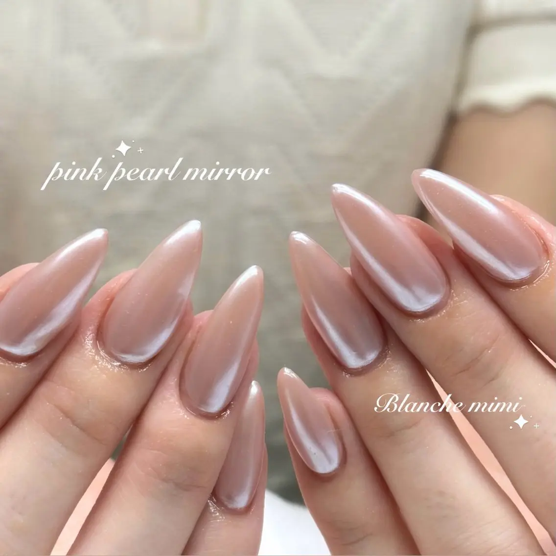 ネイル ハンドネイル Blanche mimi.u_aのネイルデザイン