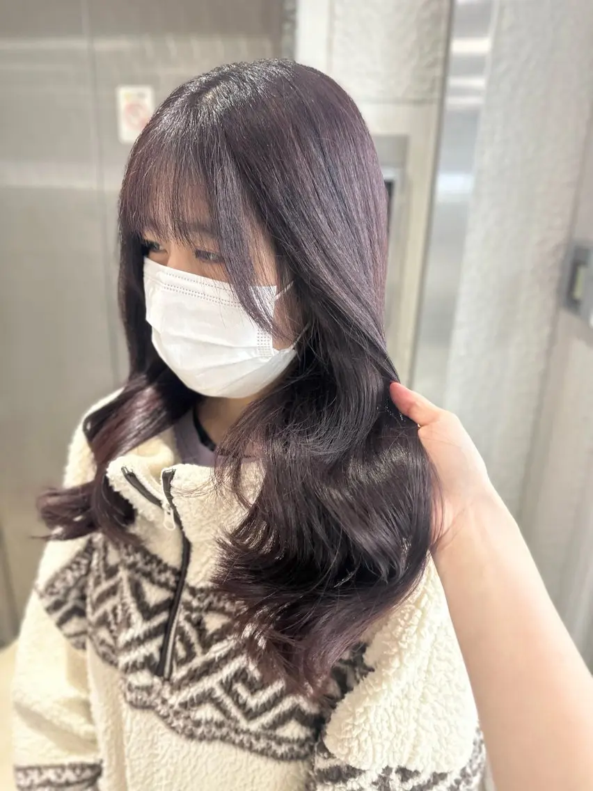 ロング カラー ケアカラー 似合わせstyle ❤︎misaki❤︎のヘアスタイル