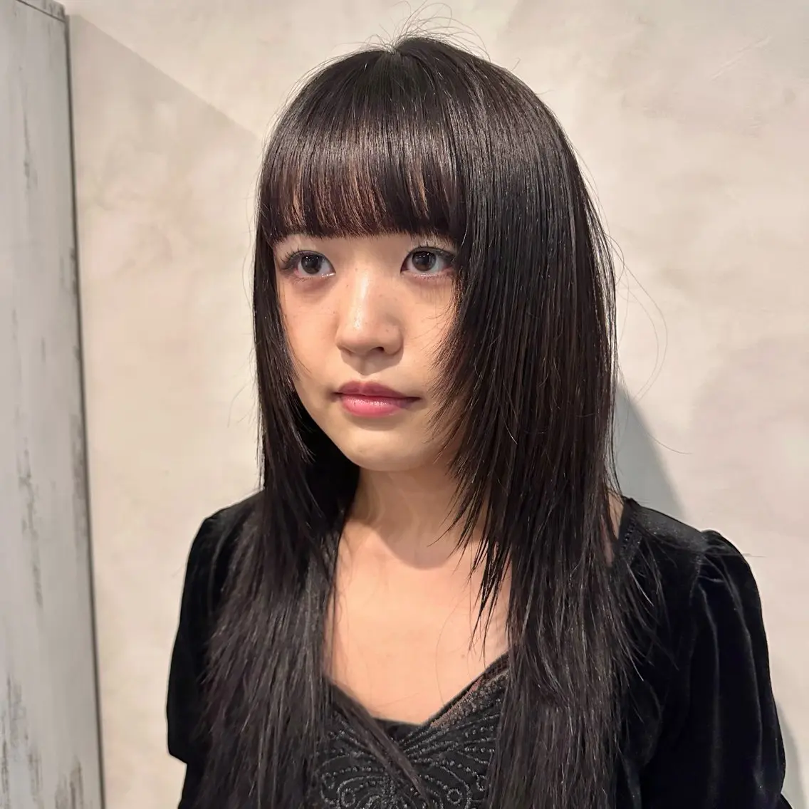 ロング レイヤーカット ウルフカット ウルフレイヤー Yuki☺︎パーマ レイヤーカットのヘアスタイル