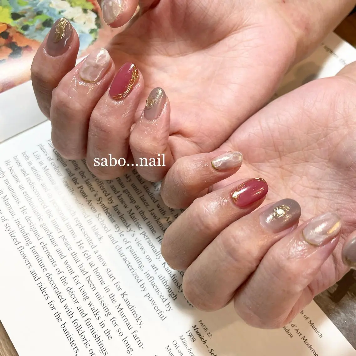 ネイル ハンドネイル sabo... nailのネイルデザイン