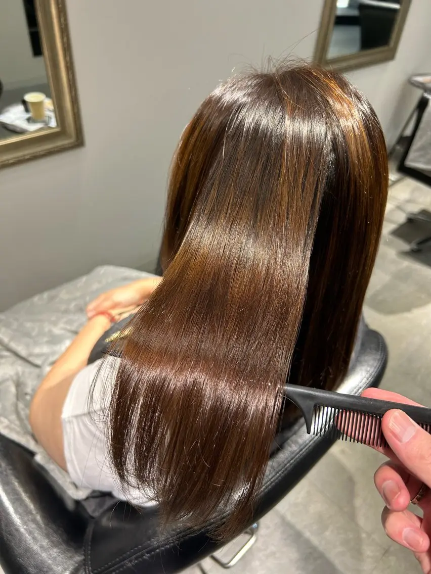 ミディアム カット 縮毛矯正 トリートメント 髪質改善特化🫧 梶川　歩哉のヘアスタイル