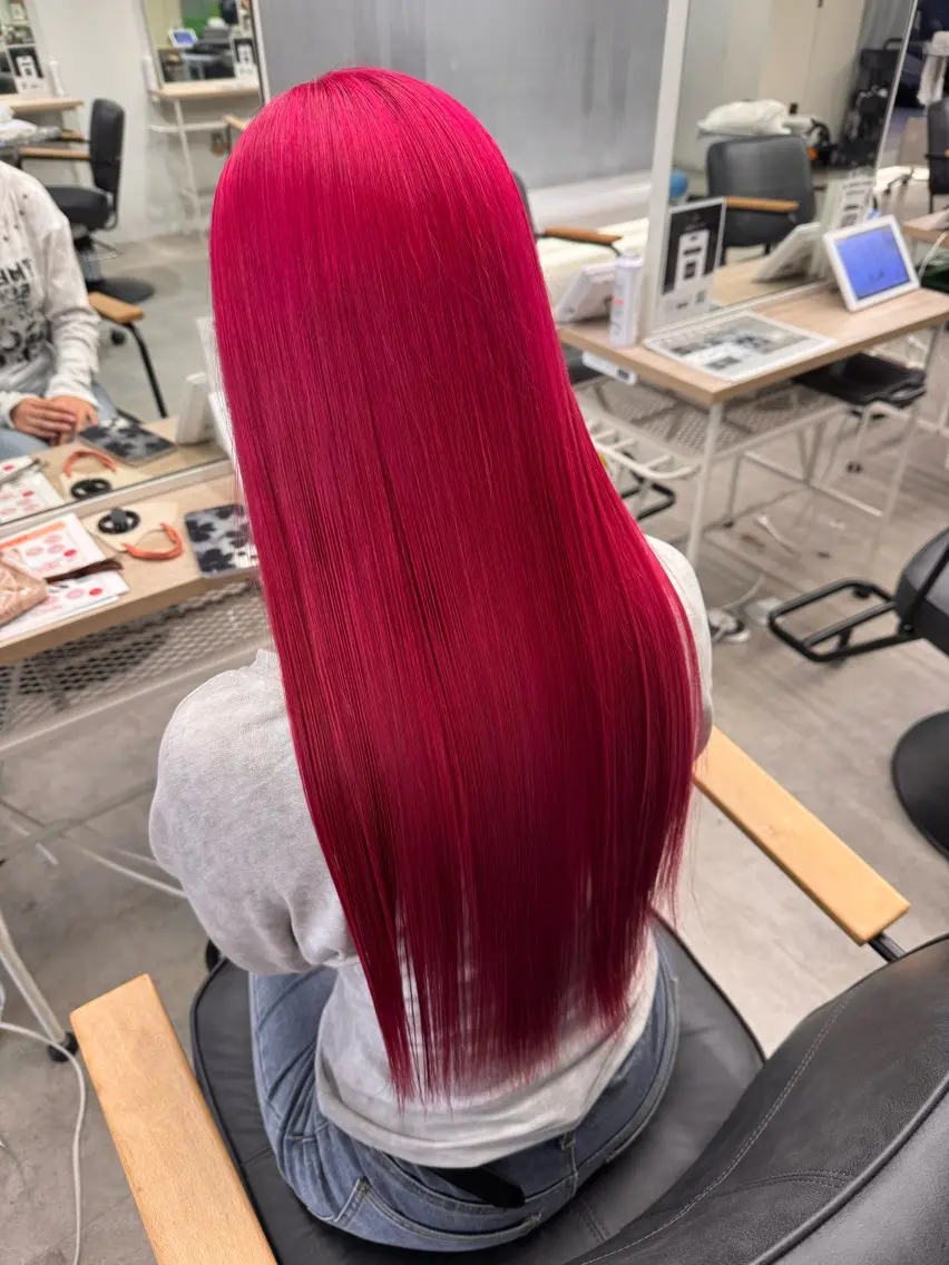 ロング ヘアカラー ハイトーン/カラー/ ゆい🌟のヘアスタイル