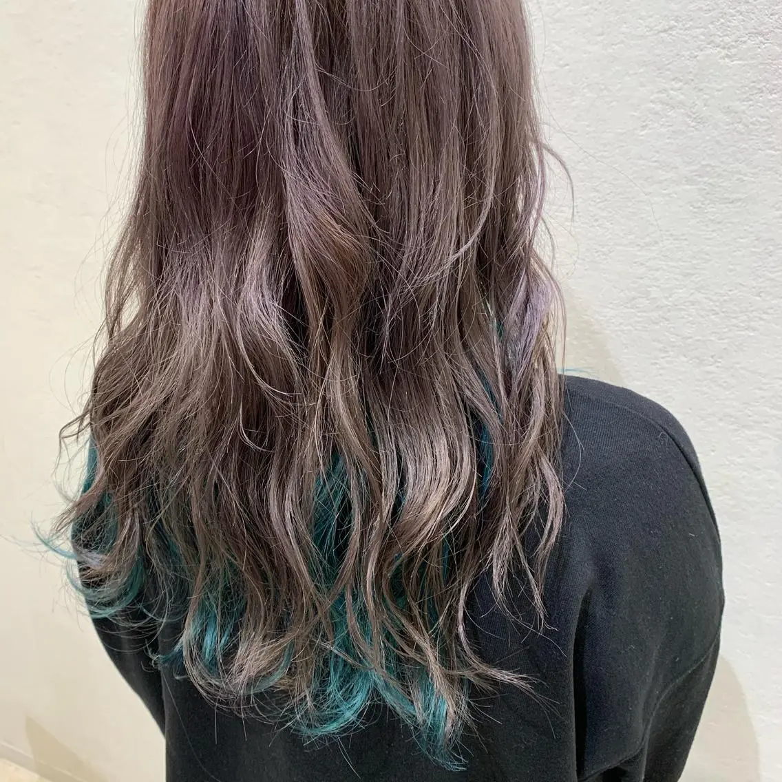 ロング カラー カット ヘアカラー トリートメント 韓国レイヤー✨ yasuko銀座のヘアスタイル