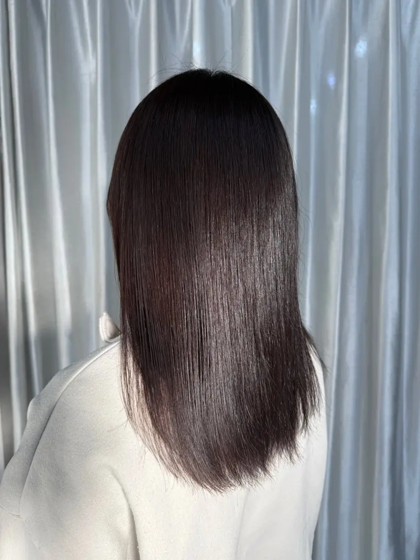 セミロング カラー ヘアカラー 透明感カラー/パーマ 🌀アオノのヘアスタイル