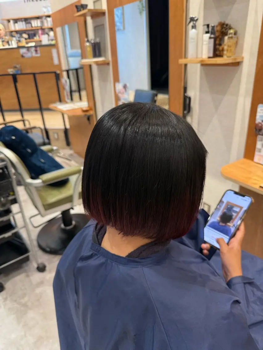 ショート カラー 艶カラー 🎀良川琴奈のヘアスタイル