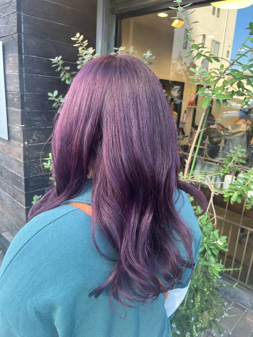 セミロング すがや ちひろのヘアスタイル