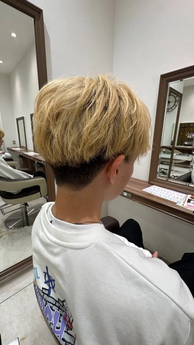 メンズ ツーブロック カット 薮押 いづみのヘアスタイル