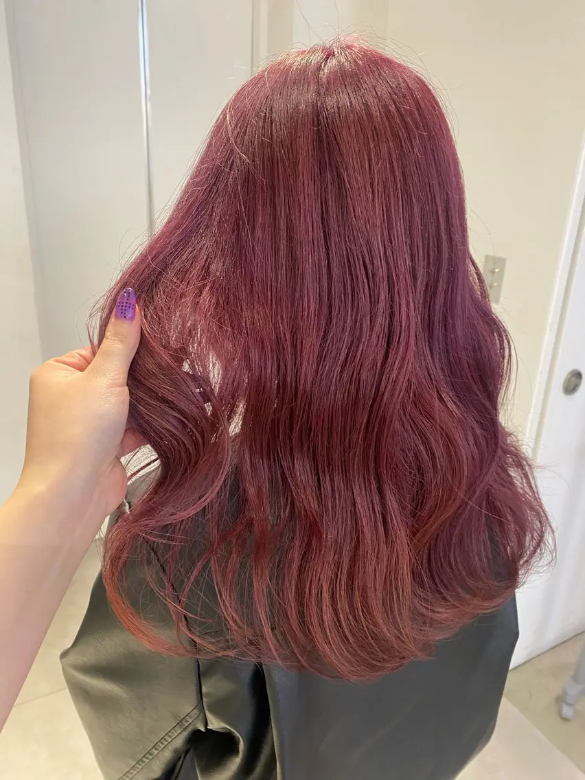 ロング カラー ヘアカラー ⭐️SORA⭐️ nail★colorのネイルデザイン