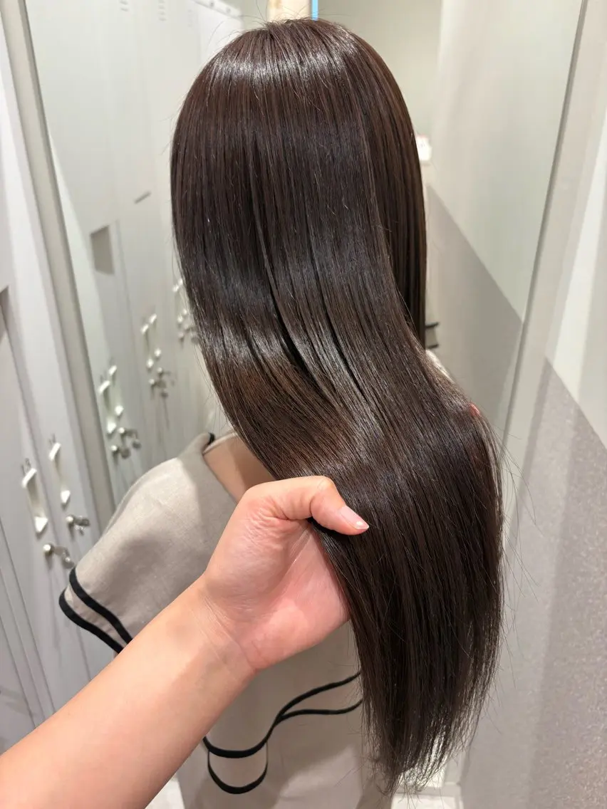 ロング カラー アクアカラー ラベンダーカラー トリートメント ヘアカラー トリートメント 女性リピ90%🍨 🩷佐藤みずきのヘアスタイル
