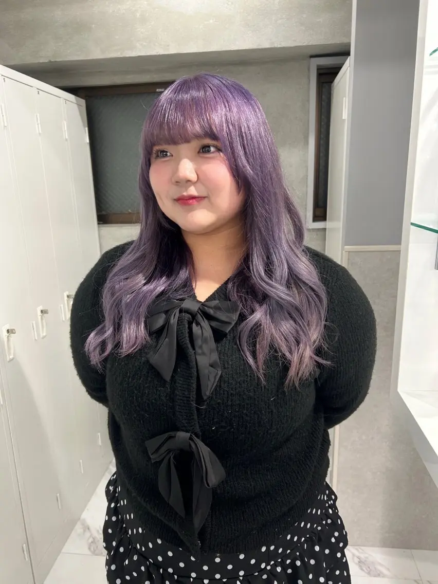 カラー ️💜akari💜 ハイトーン/レイヤーのヘアスタイル