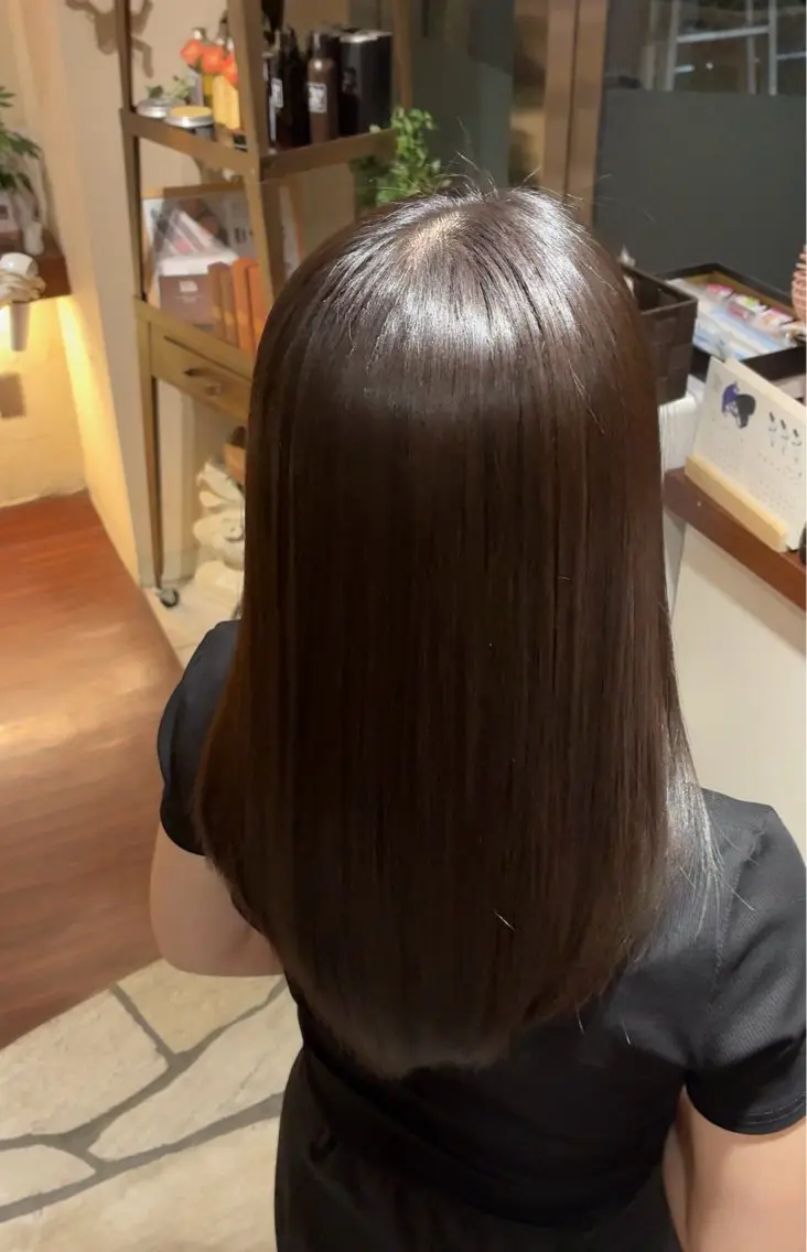 ロング くせ毛 カット 縮毛矯正 酒井 将大のヘアスタイル
