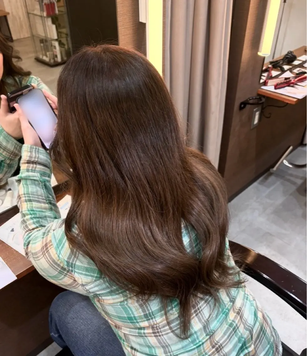 ロング カラー ブラウンカラー ヘアカラー ❤️cocona🦕 /カラーモデル募集のヘアスタイル