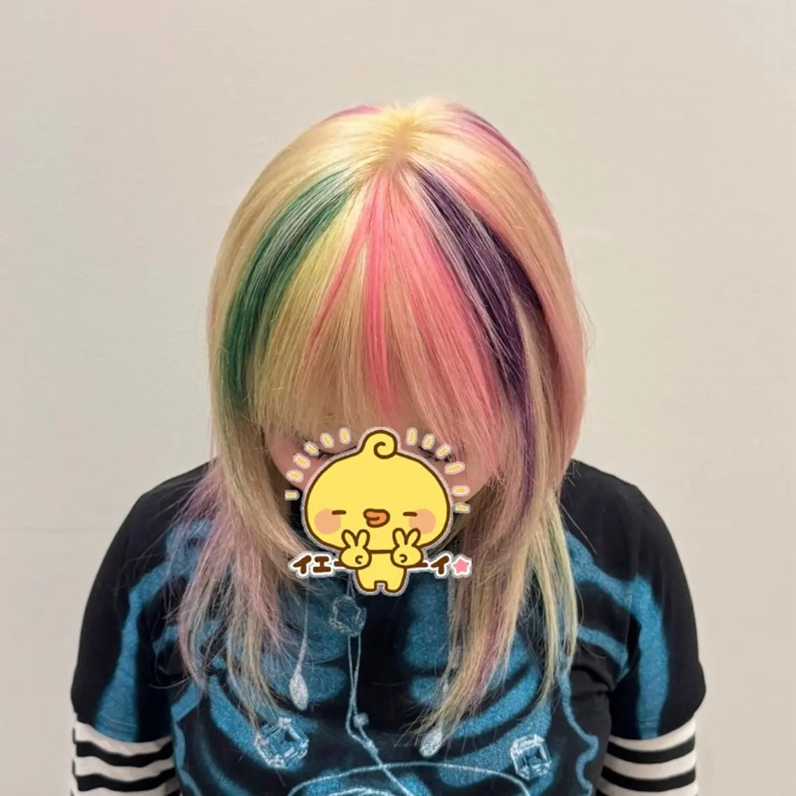 ミディアム ヘアカラー カワハラ イチカのヘアスタイル
