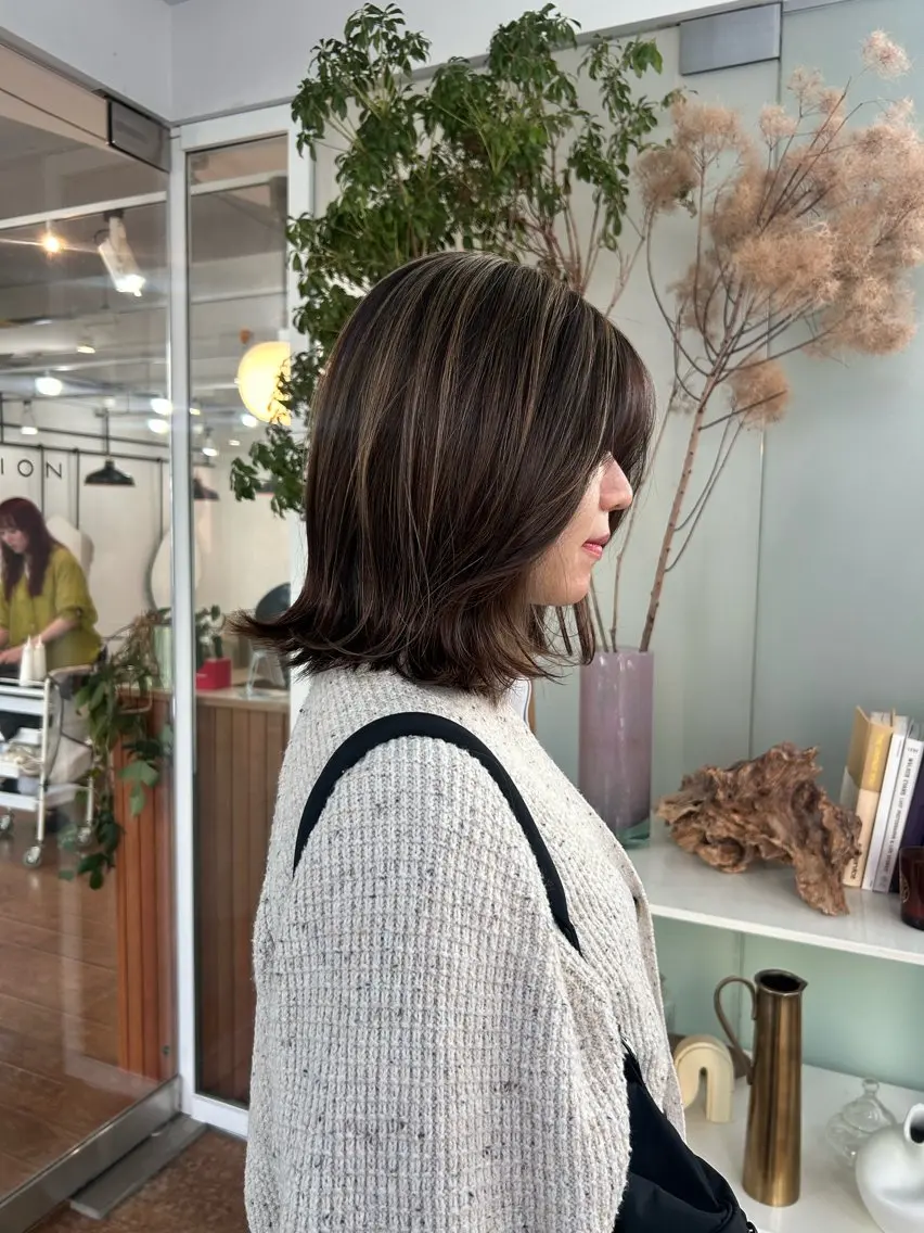 カラー かがやしづ ⭐️カラーモデルのヘアスタイル