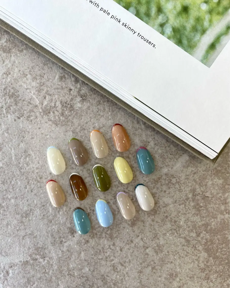 ネイル カジュアル ニュアンスネイル シンプルネイル nailsalon amity🌿池田のネイルデザイン