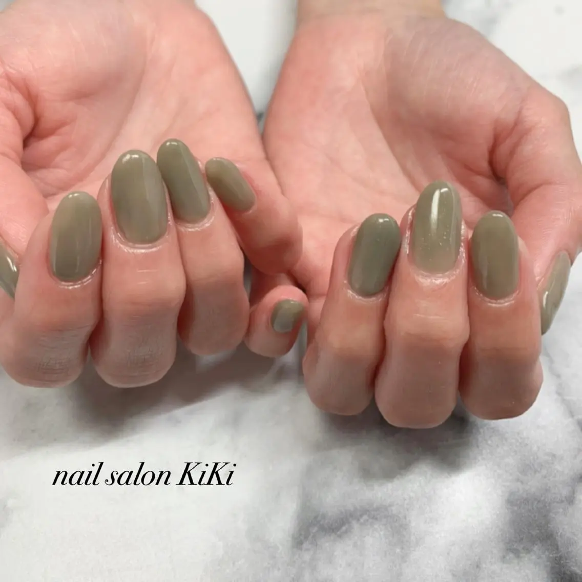ネイル グリーン K. KiKiのネイルデザイン