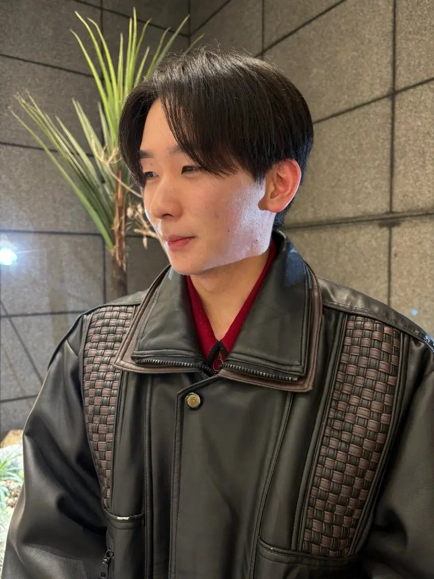 【men's cut+眉カット】の写真