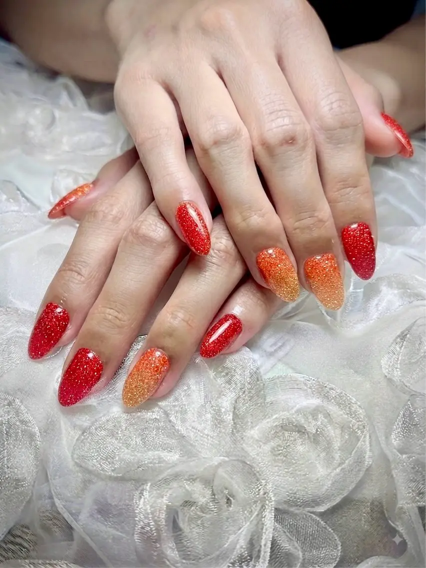 ネイル キラキラネイル ストーンネイル Michan Nailのネイルデザイン