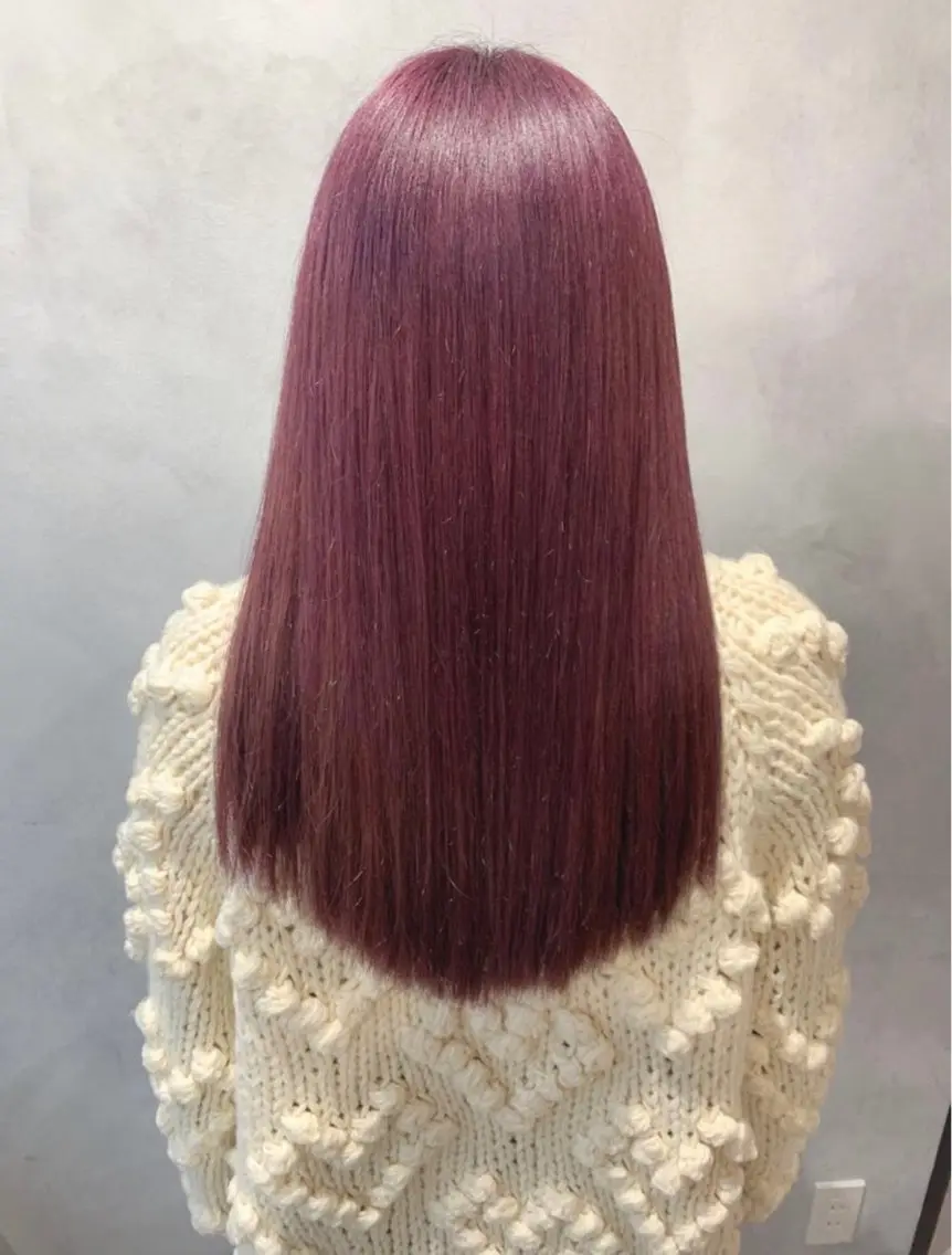 ロング カラー 谷 亜澄のヘアスタイル
