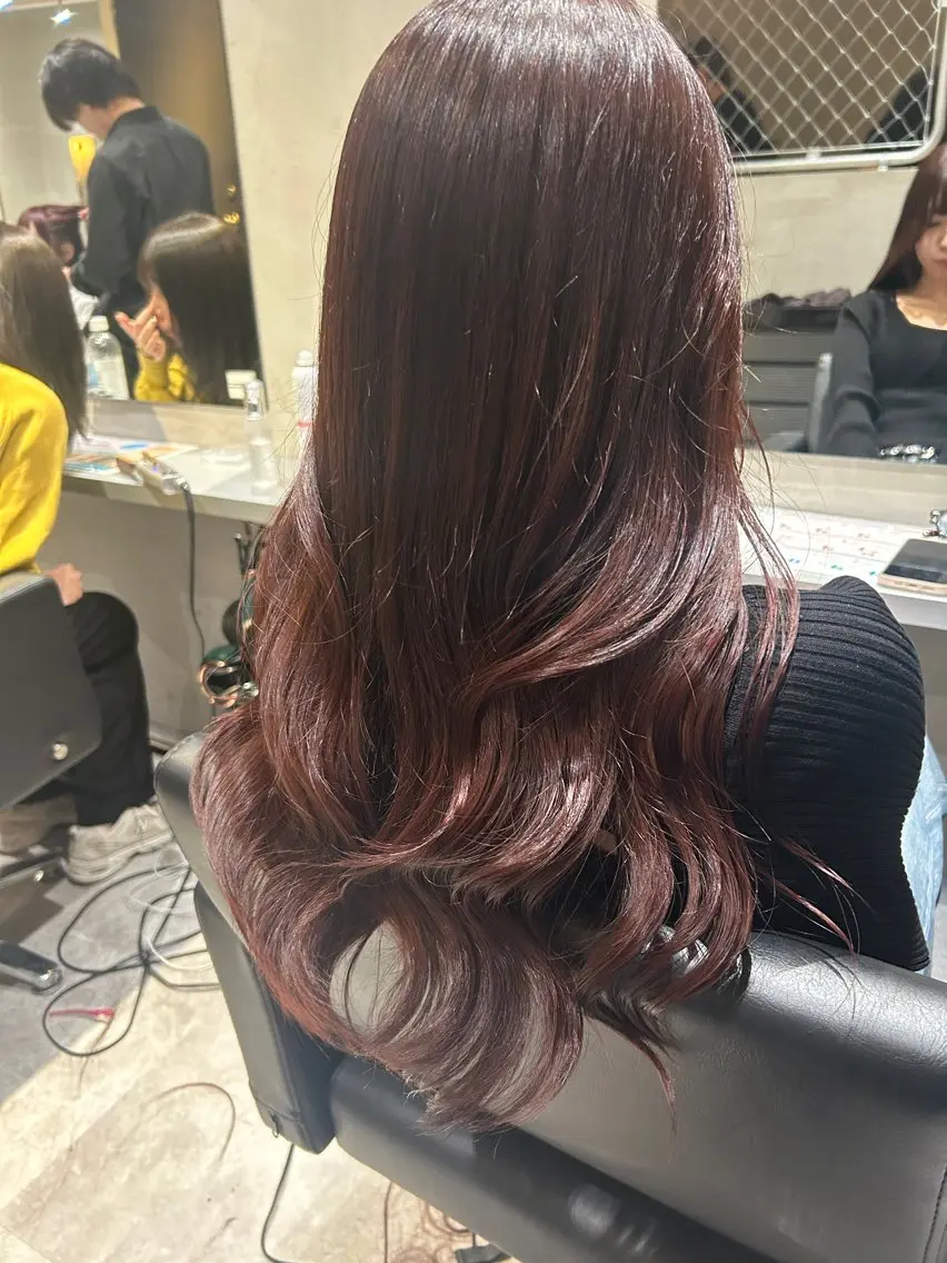 ロング カラー レイヤーカット レイヤーカット/ 縮毛矯正🇰🇷早坂のヘアスタイル