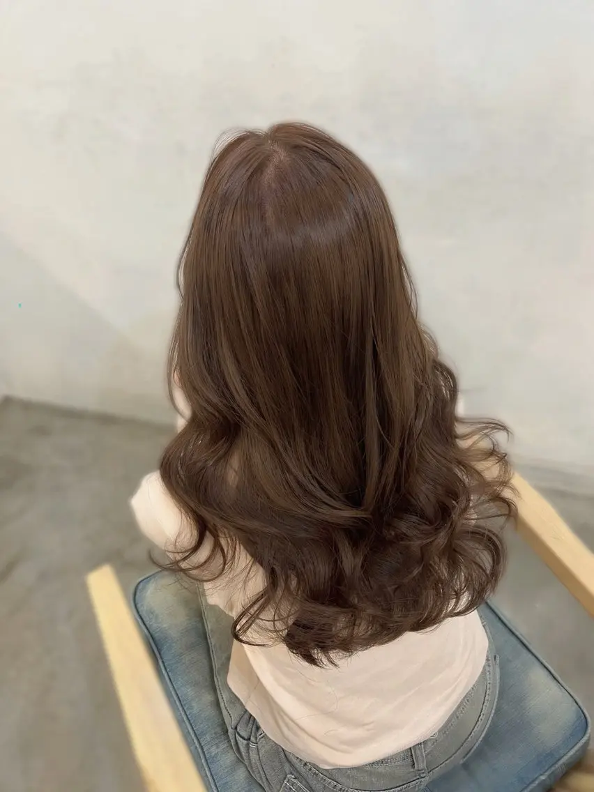 ロング カラー ヘアアレンジ ヘアカラー トリートメント hazuki🐈⬛ 透明感カラーのヘアスタイル