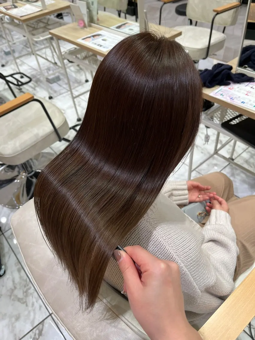 カラー 髪質改善 ヘアカラー トリートメント 艶髪/髪質改善 ♡Tsuzumiのその他イメージ